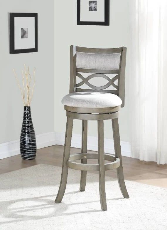 New Classic® Home Furnishings Manchester Gray Bar Stool-1