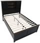 Jofran Inc. Madison County Vintage Black Queen Barn Door Platform Bed-3