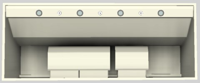 Vent-A-Hood® 60" Biscuit Wall Mounted Range Hood-3