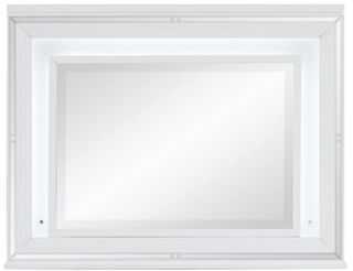 Homelegance® Tamsin White Metallic Dresser Mirror