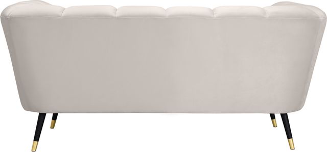Meridian Furniture Beaumont Cream Upholstered Loveseat-2