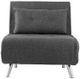 A & B Home Charcoal Gray Sofa Bed-2