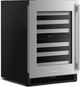 Kitchenaid® 24" Stainless Steel Undercounter Wine Cooler with Full-Extension Metal-Front Racks-2