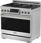 Thor Kitchen® Gordon Ramsay Series 36" Stainless Steel Pro Style Gas Range-2