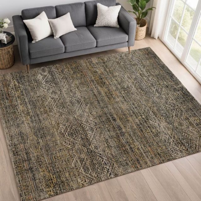 Dalyn™ Rug Company Vico VC8 Black 5'x8' Area Rug-1
