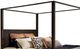 Durham Furniture Studio 19 Smoke King Canopy Bed-1
