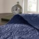 Olliix by Madison Park Navy Twin Quebec Reversible Bedspread Set-2