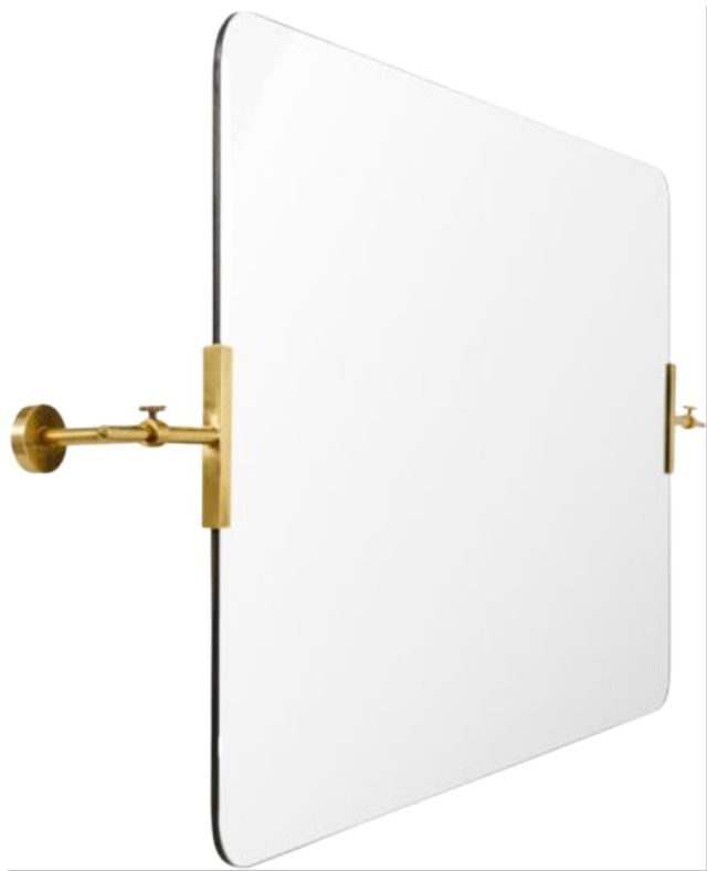 Surya Anastasya Antiqued Gold 24" Accent Mirror-1