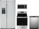 GE® 4 Piece Stainless Steel Electric Kitchen Package-0