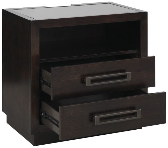 Homelegance® Larchmont Charcoal Nightstand-3