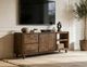 International Furniture Direct Savia Brown 76" TV Stand-1