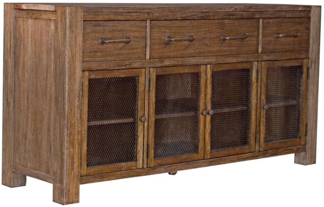 A-America® Anacortes Salvaged Mahogany Server-0