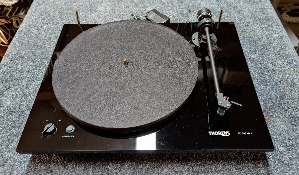 中古美品】THORENS トーレンス TD295 MK4 マホガニー THORENSのターン 