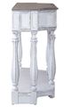 Liberty Furniture Magnolia Manor Weathered Bark 56'' Console Table with Antique White Base-3