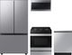 Samsung 4 Piece Stainless Steel Gas Kitchen Package-0