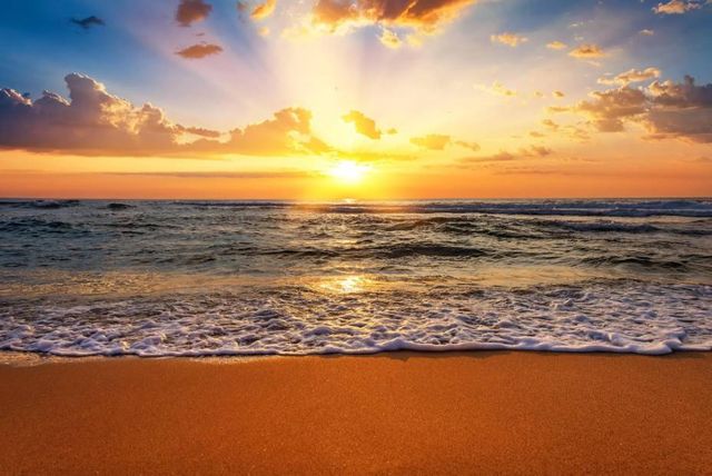 Classy Art Sunset Beach Wall Art-1