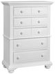 American Woodcrafters 6510 Cottage Traditions 5-Piece Clean White Cottage Queen Bedroom Set-4