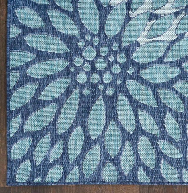 Nourison Home™ Garden Oasis Navy 5'x7' Style 3 Area Rug-2