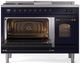 Ilve® Nostalgie II Series 48" Midnight Blue Pro Style Dual Fuel Range-2