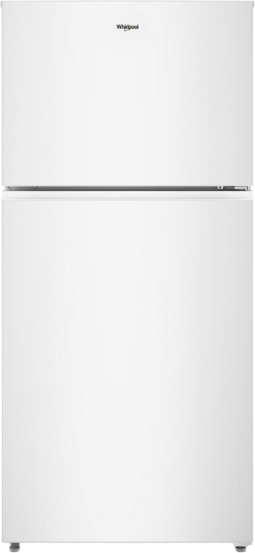 Whirlpool® 30" 19.2 Cu. Ft. White Top Freezer Refrigerator with Total Coverage Cooling-0