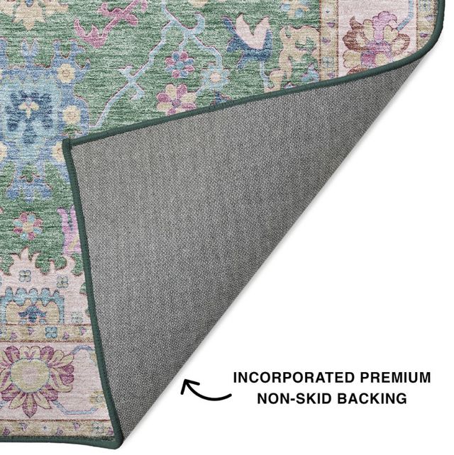Dalyn™ Rug Company Hatay HY7 Lime 5'x8' Area Rug-2