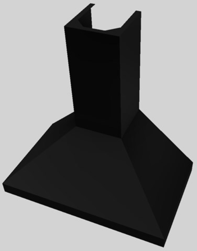 Vent-A-Hood® 36" Black Wall Mounted Range Hood-1