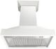 ZLINE 30" Smooth Bright White Wall Mounted Range Hood-3
