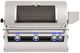 Fire Magic® Echelon 4-Burner Stainless Steel Built-In Natural Gas Grill with Right Infrared Sear Burner and Magic View Window-0