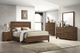 Crown Mark Millie Brown Cherry Twin Panel Bed-1