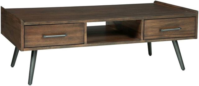 Signature Design by Ashley® Calmoni 2-Piece Brown Living Room Table Set-1