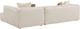 TOV Furniture Tristine 2-Piece Cream Right-Arm Facing Sectional and Chaise-4