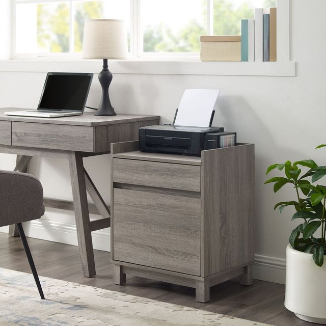 Linon Tracey Gray Filing Cabinet-1