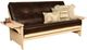 Kodiak Furniture Phoenix Oregon Trail Java/Antique White Full Futon with Mattress-0