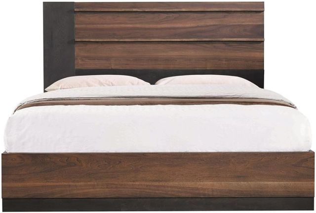 Coaster® Azalia Black/Walnut Bed-2