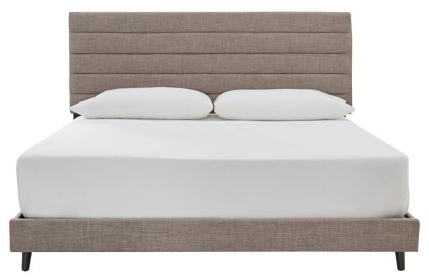 Signature Design by Ashley® Vintasso Gray Upholstered Queen Bed-1