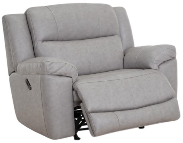 Franklin™ Lancaster Limestone Light Gray Fabric Power Rocker Recliner-1