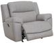 Franklin™ Lancaster Limestone Light Gray Fabric Power Rocker Recliner-1