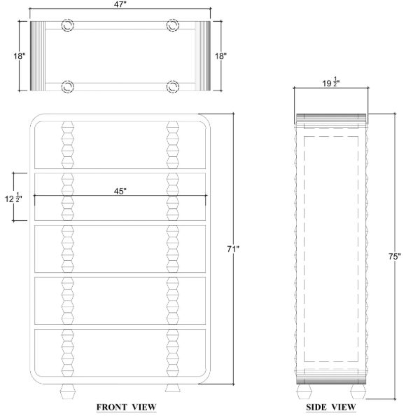 Bramble Customizable Ligna Open Bookcase-1