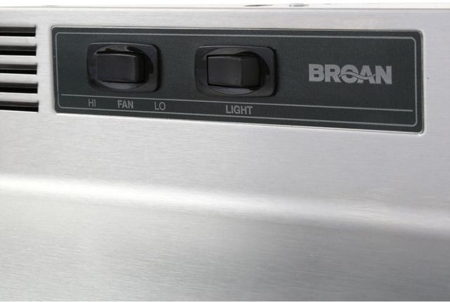 Broan® 41000 Series 30" Stainless Steel Under Cabinet Range Hood-4