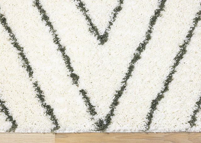 Kalora Interiors Pascal Cream/Green 5'x8' Area Rug-3