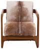 Dovetail Furniture Bautista Brown/Natural Wood Occasional Chair-1
