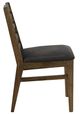 International Furniture Direct Town 2-Piece Brown/Gray Side Chair Set-3