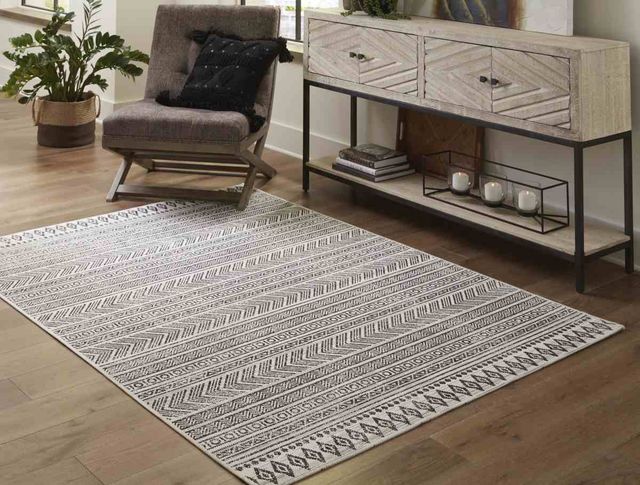 Signature Design by Ashley® Brinoy Black/White 8'x10' Large Area Rug-3