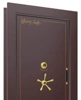 Liberty Safe Burgundy Marble In-Swing Left Hinge Mechanical Vault Door-1