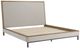 Benchcraft® Tomtyn Gray/Light Brown King Upholstered Panel Bed-1