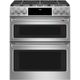 Café™ 30" Stainless Steel Slide-In Dual Fuel Range-0