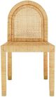 TOV Furniture Amara Cream Arched Rattan Dining Chair-5