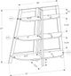 Monarch Specialties Inc. Taupe Bookcase-3