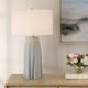 Uttermost® Cover Up Light Blue Table Lamp-1