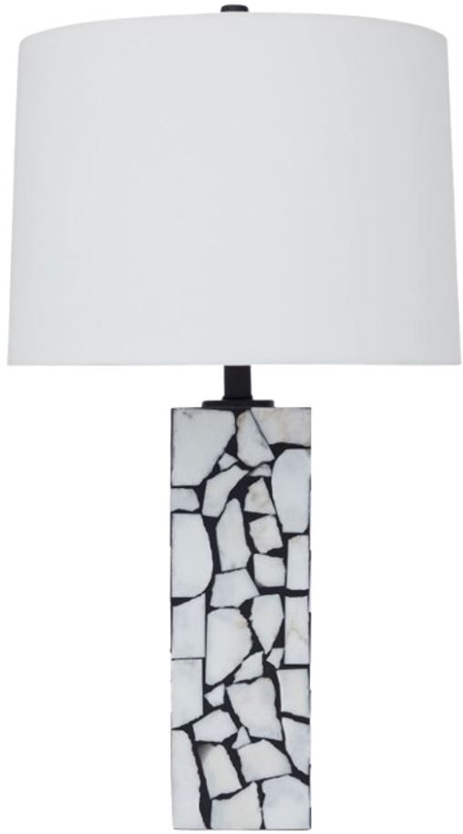 Signature Design by Ashley® Macaria Black/White Table Lamp-0